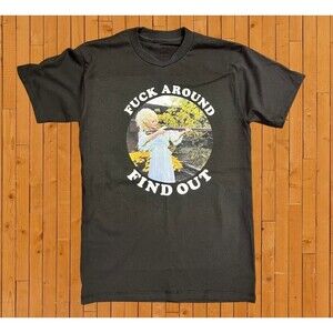 Black Fck Around Find Out Tshirt Classic Retro Unisex Tshirt